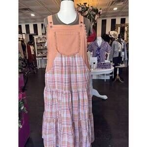 NEW ODDI women's overall dress in pink